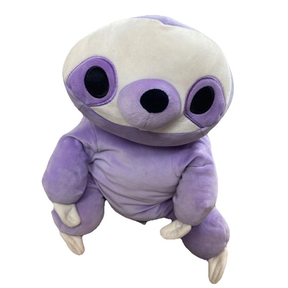 ZURU Hug-A-Lumps Sydney the Sloth Weighted Plush 3.3 Lbs Purple HTF